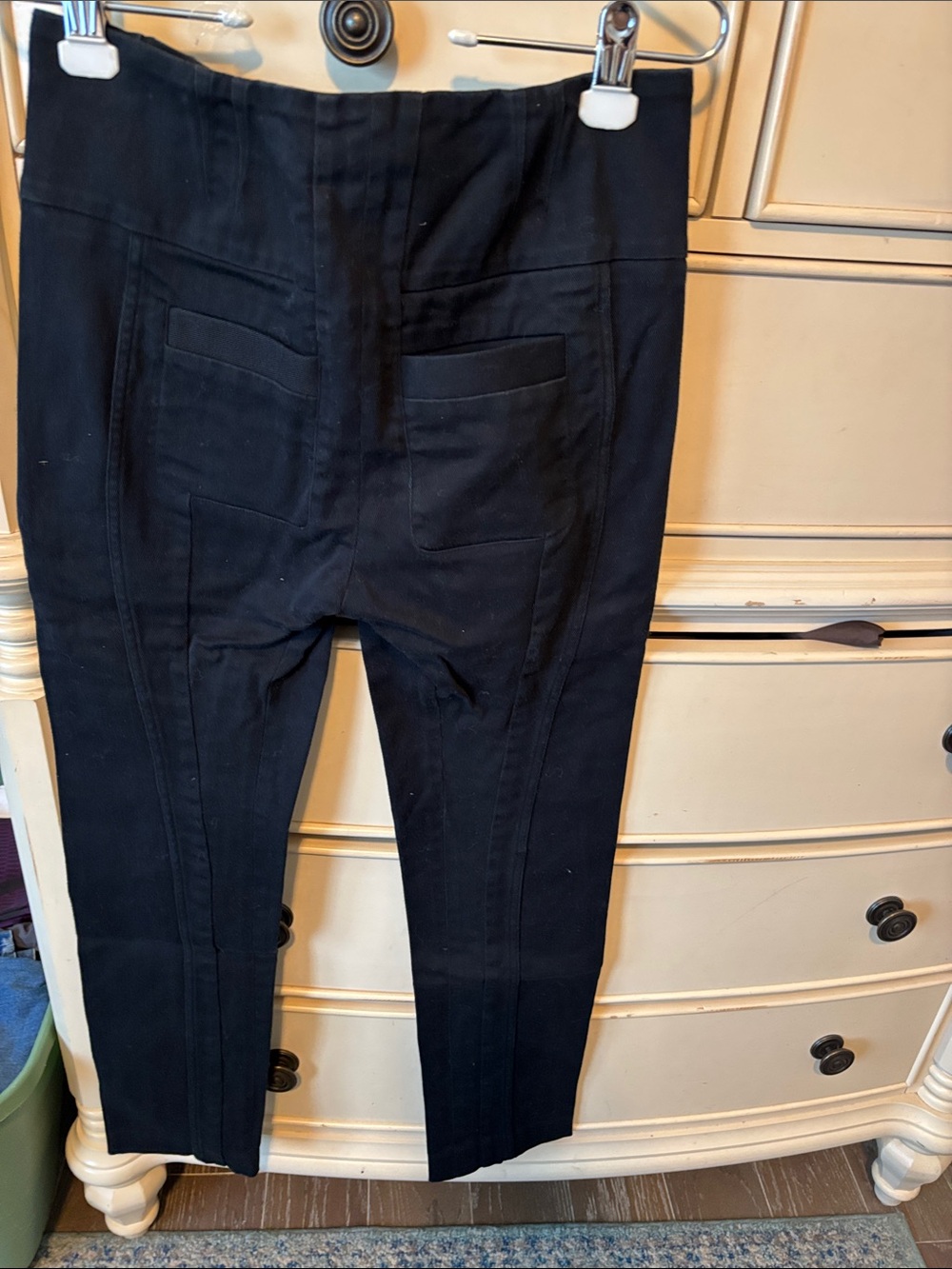 Balenciaga Paris Black women Zip-Accent Slim Pants - Picture 4 of 9